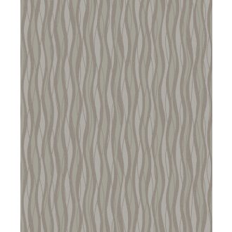   Grandeco Fusion A24003  hullámok csíkos szürke barna  ezüst tapéta