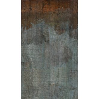   Durva rozsdás betonfelület mintázat szürke zöld rozsdabarna szines falpanel/digitális nyomat