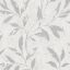 Grandeco Phoenix A48301 Natur Levélágak törtfehér fényes ezüstszürke mintarajzolat tapéta