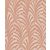 Grandeco Phoenix A53301 Natur absztrakt levélmintázat terrakotta krémszín tapéta