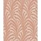 Grandeco Phoenix A53301 Natur absztrakt levélmintázat terrakotta krémszín tapéta