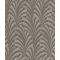 Grandeco Phoenix A53302 Natur absztrakt levélmintázat sötétbarna szürkésbarna tapéta