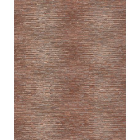 Vízszintes szálakkal kialakított finom színátmenetes strukturminta kékesszürke rozsdabarna tónusok tapéta