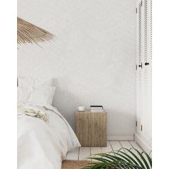   Enyhe nyílformába rendezett eltolt texturált téglalapok mintája szürke és fehér tónus tapéta