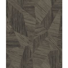   Természetes/en/ geometria - Változatos 3D minta fa texturával szürke szürkésbarna és fekete tónus tapéta