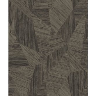   Természetes/en/ geometria - Változatos 3D minta fa texturával szürke szürkésbarna és fekete tónus tapéta