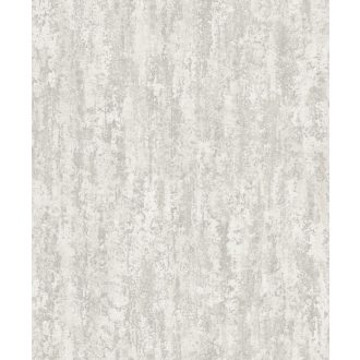   Természetes erősen kopott strukturált beton/kő mintázat fehér szürkésfehér és világosszürke tónus tapéta