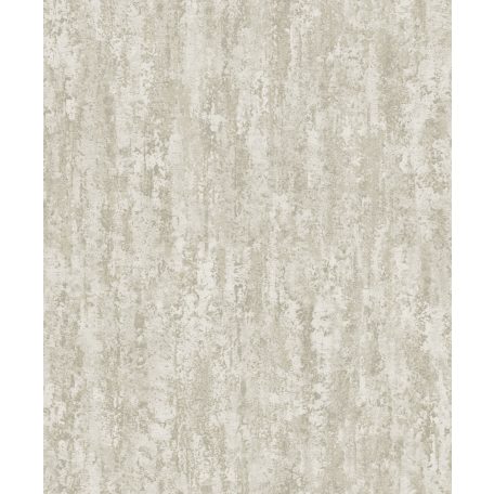 Természetes erősen kopott strukturált beton/kő mintázat krém bézs és szürkésbézs tónus tapéta