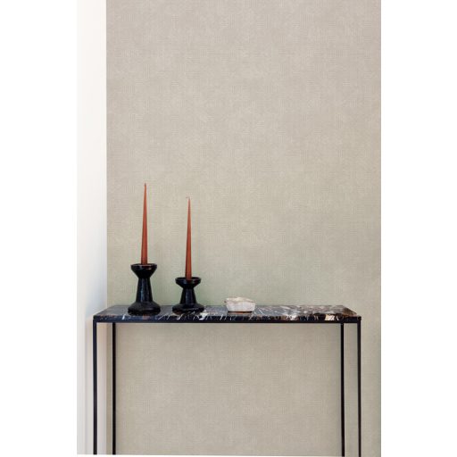 Anyagában nyomott és színezett geometrikus minta krém és bézs tónus csillogó fémes bézsarany szemcsék tapéta