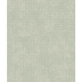   Anyagában nyomott és színezett geometrikus minta világoszöld és zöld tónus csillogó fémes ezüst szemcsék tapéta