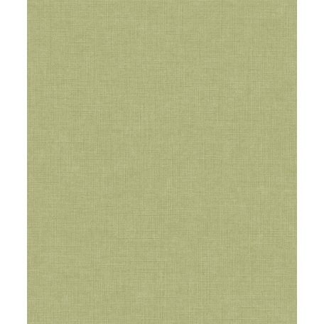 Strukturált textilhatású egyszínű minta zöld/sárgászöld tónus tapéta