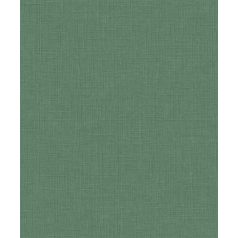   Strukturált textilhatású egyszínű minta zöld/kékeszöld tónus tapéta
