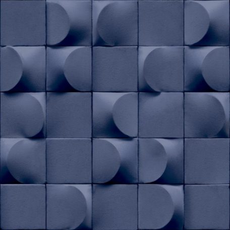 Decoprint Affinity AF24520 Geometrikus Grafikus háromdimenziós hatású kék árnyalatok tapéta