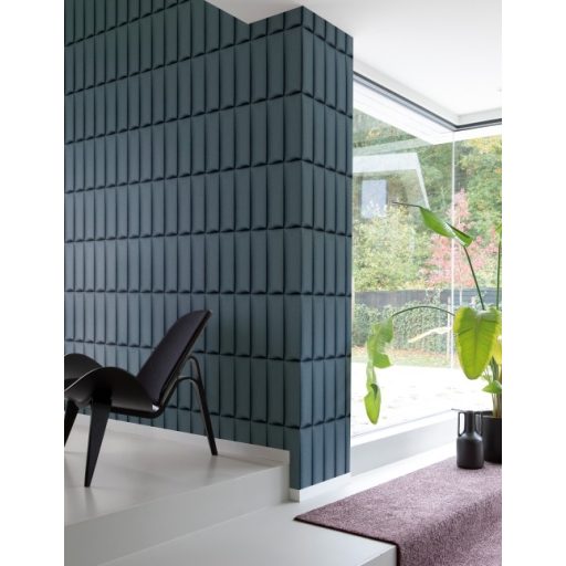 Decoprint Affinity AF24541 Natur Grafikus háromdimenziós minta kék és szürkéskék árnyalatok fekete tapéta