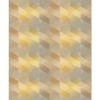   Decoprint Affinity AF24581 Geometrikus Grafikus színátmenetes rombuszminta szürke szürkésbézs narancs tapéta