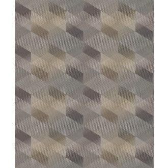   Decoprint Affinity AF24584 Geometrikus Grafikus színátmenetes rombuszminta bézs szürke barna tapéta
