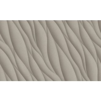   Decoprint Affinity AF24531 Grafikus háromdimenziós hatású hullám (lángnyelv) minta szürke szürkésbézs árnyalatok tapéta