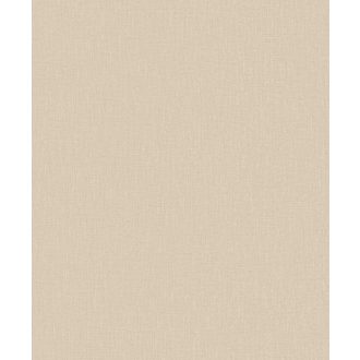   Természetes lenvászon textúra Nobacoat® bevonattal (antibakteriális) tejeskávé/aranyló-bézs tónus tapéta