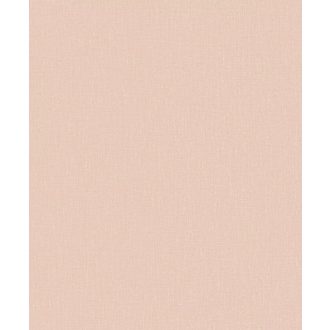   Természetes lenvászon textúra Nobacoat® bevonattal (antibakteriális) barackvirág/lazacrózsaszín tónus tapéta
