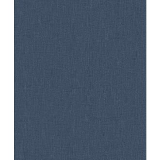   Természetes lenvászon textúra Nobacoat® bevonattal (antibakteriális) sötét palakék tónus tapéta
