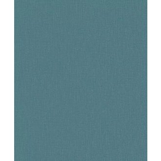   Természetes lenvászon textúra Nobacoat® bevonattal (antibakteriális) matt türkiz tónus tapéta