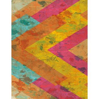   As-Creation Metropolitan Stories II, DD118826 Grafikus szines "cikk-cakk" minta falpanel