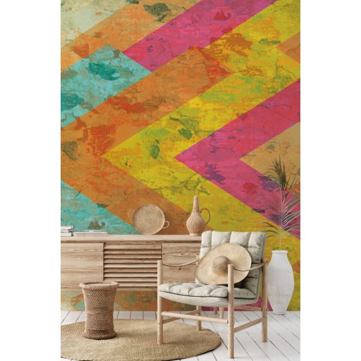 As-Creation Metropolitan Stories II, DD118826 Grafikus szines "cikk-cakk" minta falpanel