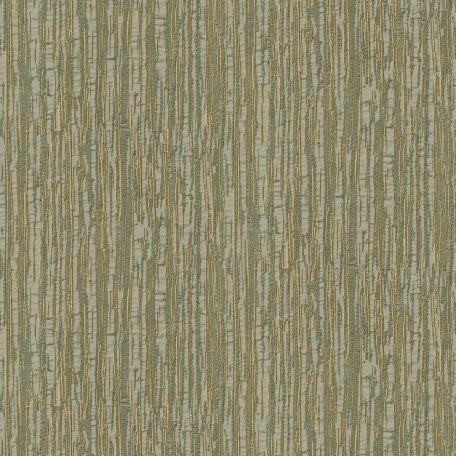 Elbűvölő himzett hatású minta texturált selymes felület szürke zöld arany tapéta