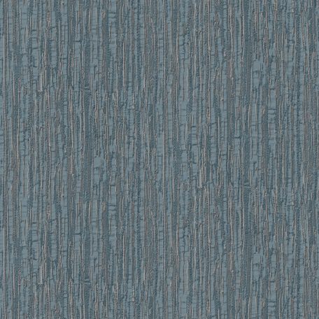 Elbűvölő himzett hatású minta texturált selymes felület kék zöldeskék ezüst tapéta