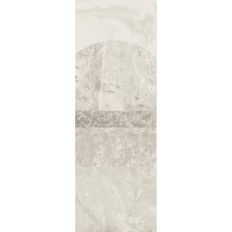   Nagyformátumú márványlapok lélegzetelállító mintája szürkésfehér és szürke tónus falpanel