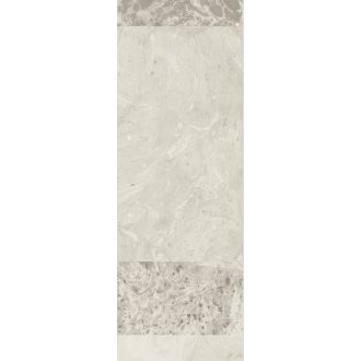   Nagyformátumú márványlapok lélegzetelállító mintája szürkésfehér és szürke tónus falpanel