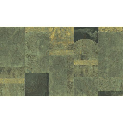 Nagyformátumú márványlapok lélegzetelállító mintája sárgászöld jádezöld és sötétzöld tónus falpanel