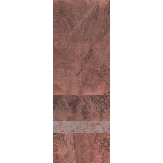   Nagyformátumú márványlapok lélegzetelállító mintája vörös/vörösesbarna szürke és sötétbarna tónus falpanel