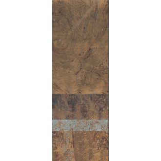   Nagyformátumú márványlapok lélegzetelállító mintája barna/sárgásbarna borostyánsárga szürke kék és antracit tónus falpanel