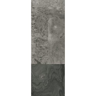   Nagyformátumú márványlapok lélegzetelállító mintája szürke sötétszürke és antracit tónus falpanel
