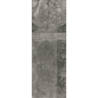   Nagyformátumú márványlapok lélegzetelállító mintája szürke sötétszürke és antracit tónus falpanel