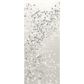   Igényes és innovatív - kifinomult és finom levélmintázat porcelán színek - fehér szürke és sötétszürke tónus falpanel