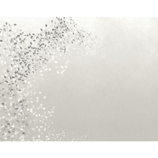 Igényes és innovatív - kifinomult és finom levélmintázat porcelán színek - fehér szürke és sötétszürke tónus falpanel
