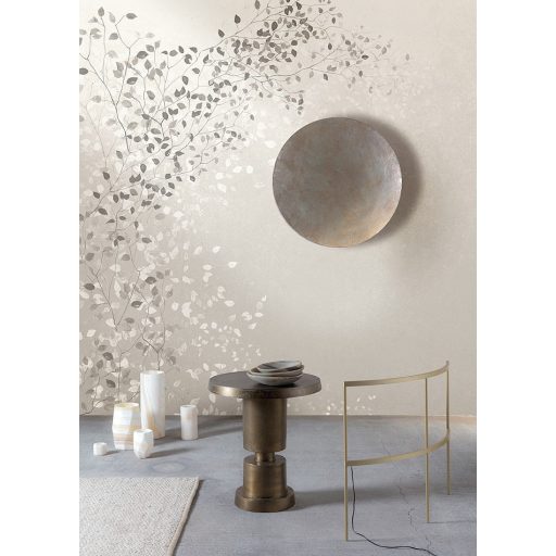 Igényes és innovatív - kifinomult és finom levélmintázat porcelán színek - fehér szürke és sötétszürke tónus falpanel