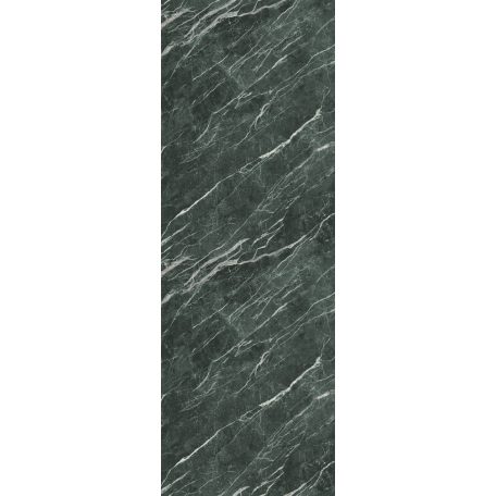 Meglepően valósághű márványmotívum szürkésfehér és zöld/sötétzöld tónus falpanel
