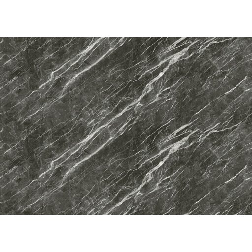 Meglepően valósághű márványmotívum szürkésfehér sötétszürke és fekete tónus falpanel