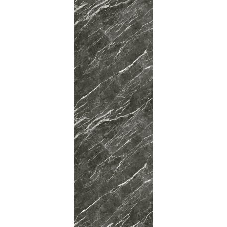 Meglepően valósághű márványmotívum szürkésfehér sötétszürke és fekete tónus falpanel
