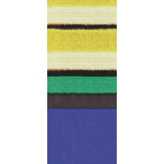   Vízszintes csíkos mintázatú akvarell színátmenetes minta sárgászöld neonzöld fekete kék és zöld tónus falpanel