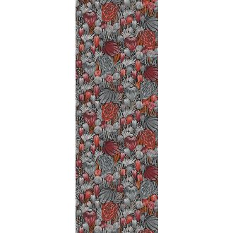   Pomona az erdei gyümölcsök istennője - elképesztő organikus kreáció fekete vörös szürke szines falpanel