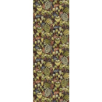   Pomona az erdei gyümölcsök istennője - elképesztő organikus kreáció fekete olívzöld kék szines falpanel