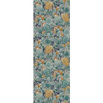   Pomona az erdei gyümölcsök istennője - elképesztő organikus kreáció menta kék aranybarna szines falpanel