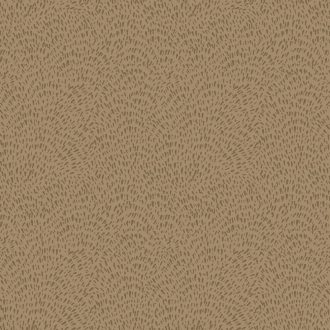   Hipnotikus hatású apró elemekkel kialakított organikus hullámminta meleg bézs karamell és arany tónus finom fény tapéta