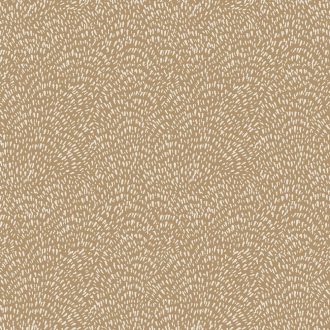   Hipnotikus hatású apró elemekkel kialakított organikus hullámminta barna/bronzbarna és karamell tónus finom fény tapéta