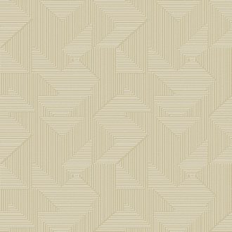   Koncentrikus geometriai formák - a hieroglifák modern interpretációja meleg lenszín és tejeskávé tónus tapéta