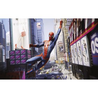   Marvel Spider-Man City Swing - Dinamikus és látványos Pókember a felhőkarcolók között Vlies digitális nyomású poszter